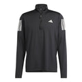 Own the Run Half-Zip Laufshirt - schwarz