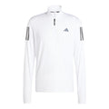 Own The Run B Half-Zip Longsleeve Herren - weiß,
