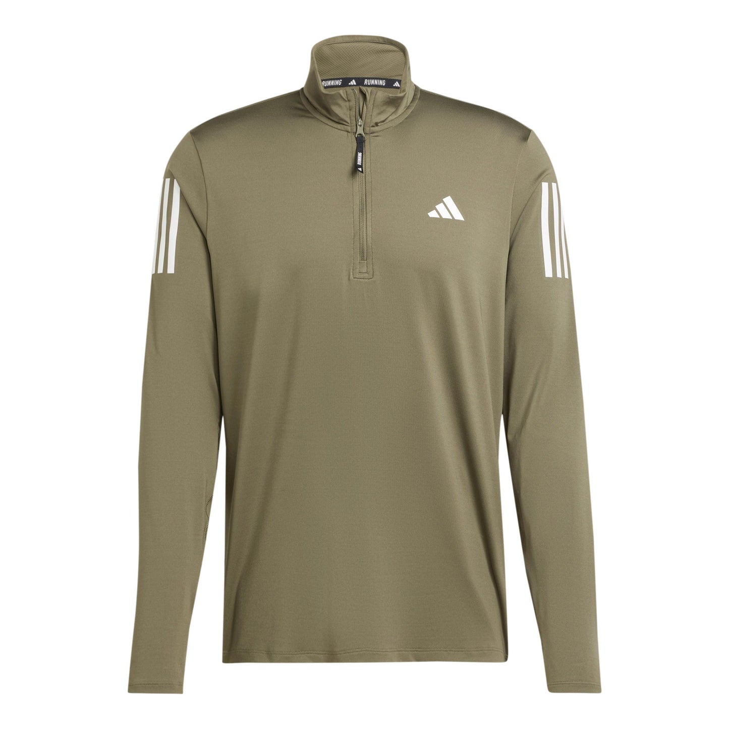 adidas Own The Run B Half-Zip Longsleeve Herren - oliv,