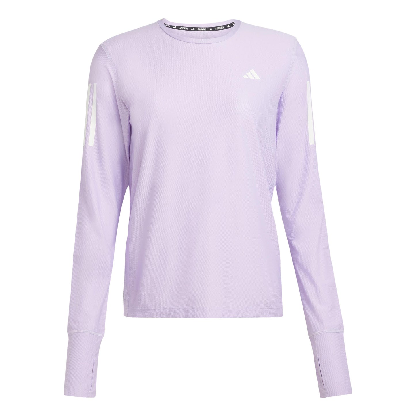 adidas Own The Run Longsleeve Damen-Flieder,Weiß