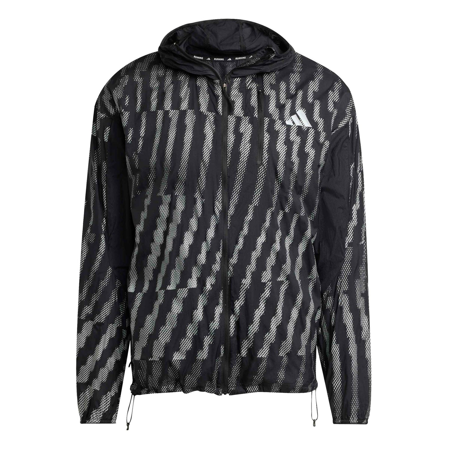 adidas Adi365 High Visible Laufjacke Herren-Schwarz,Silber