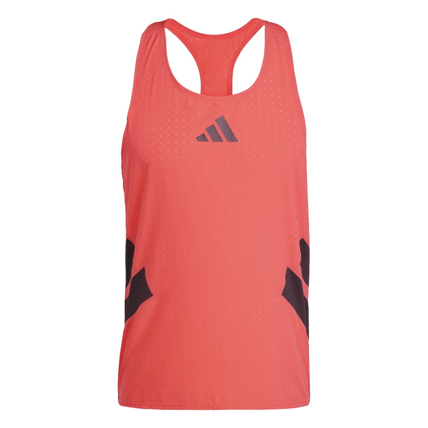 adidas Road to Records Tank-Top Herren - koralle, schwarz