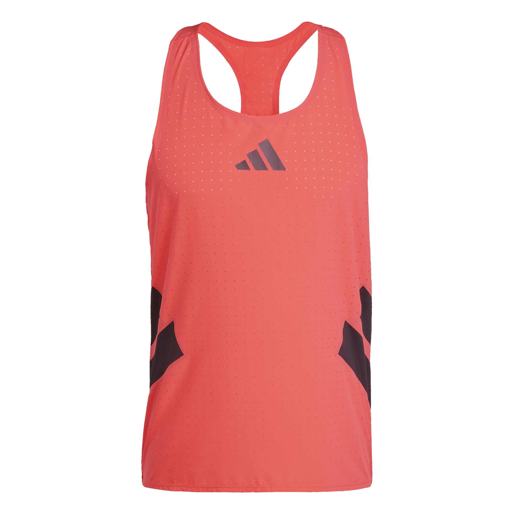 adidas Road to Records Tank-Top Herren - koralle, schwarz