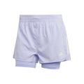 Own the Run 2in1 Laufshorts Damen - flieder,