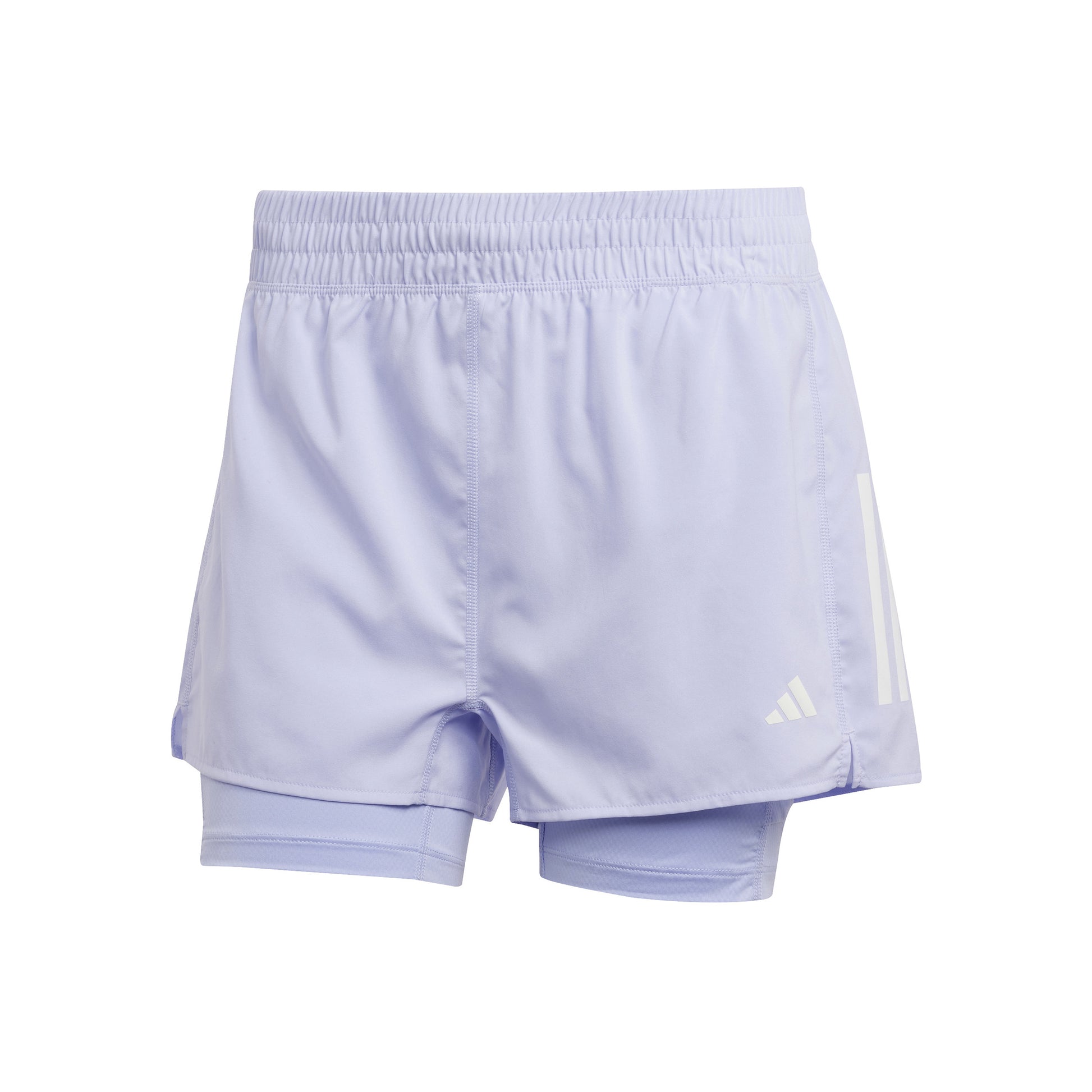 adidas Own the Run 2in1 Laufshorts Damen - flieder,