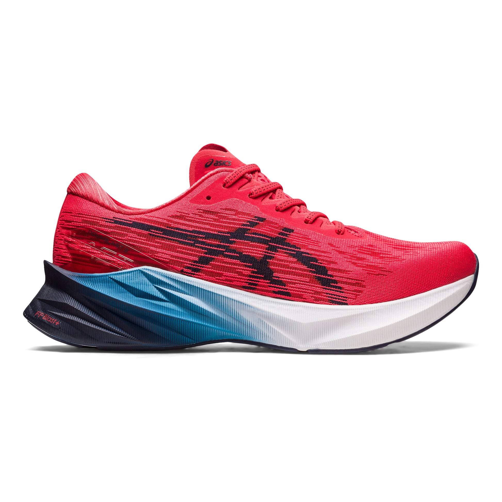 ASICS Novablast 3 Neutralschuh Herren - rot, grau