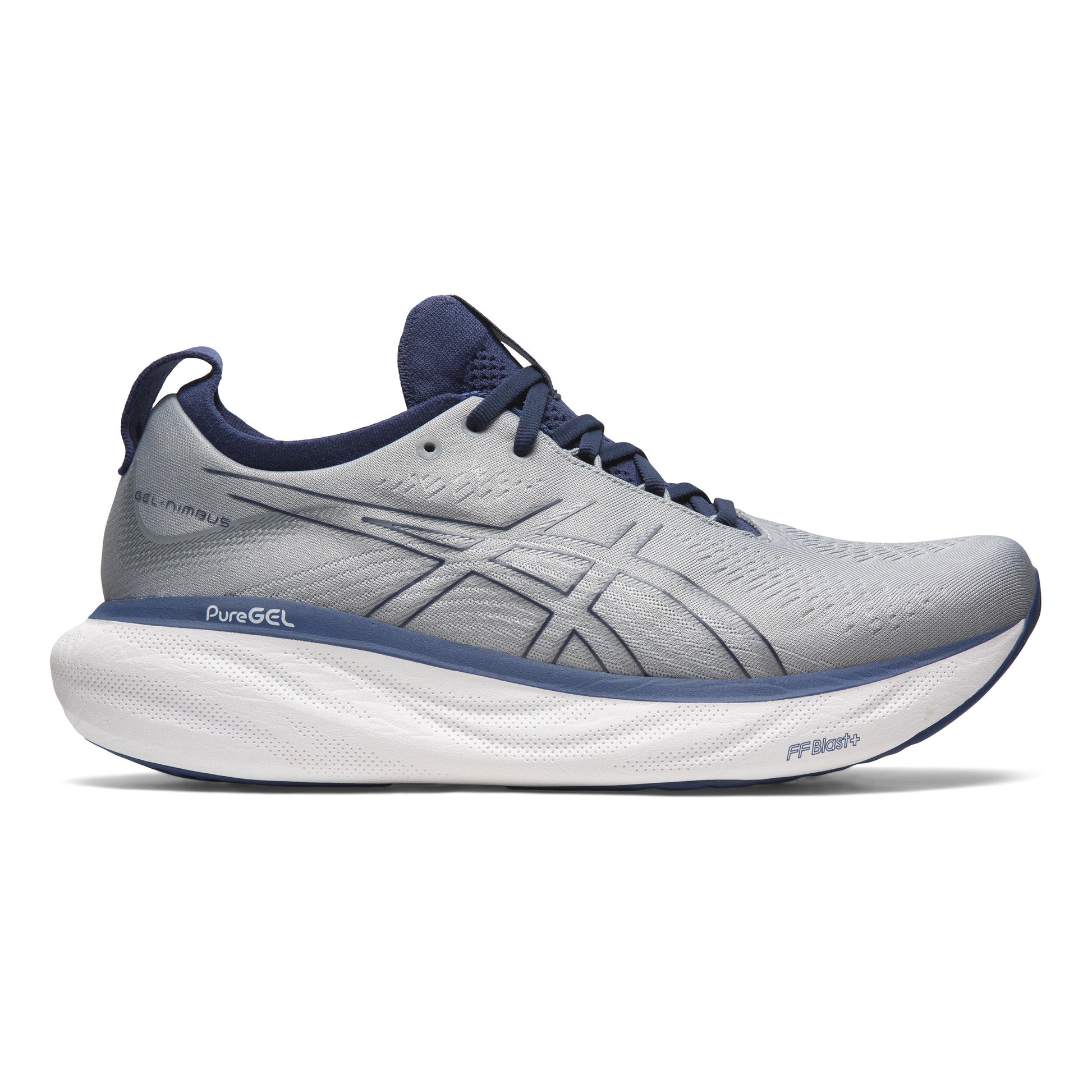 ASICS Gel-Nimbus 25 Neutralschuh Herren - grau, blau