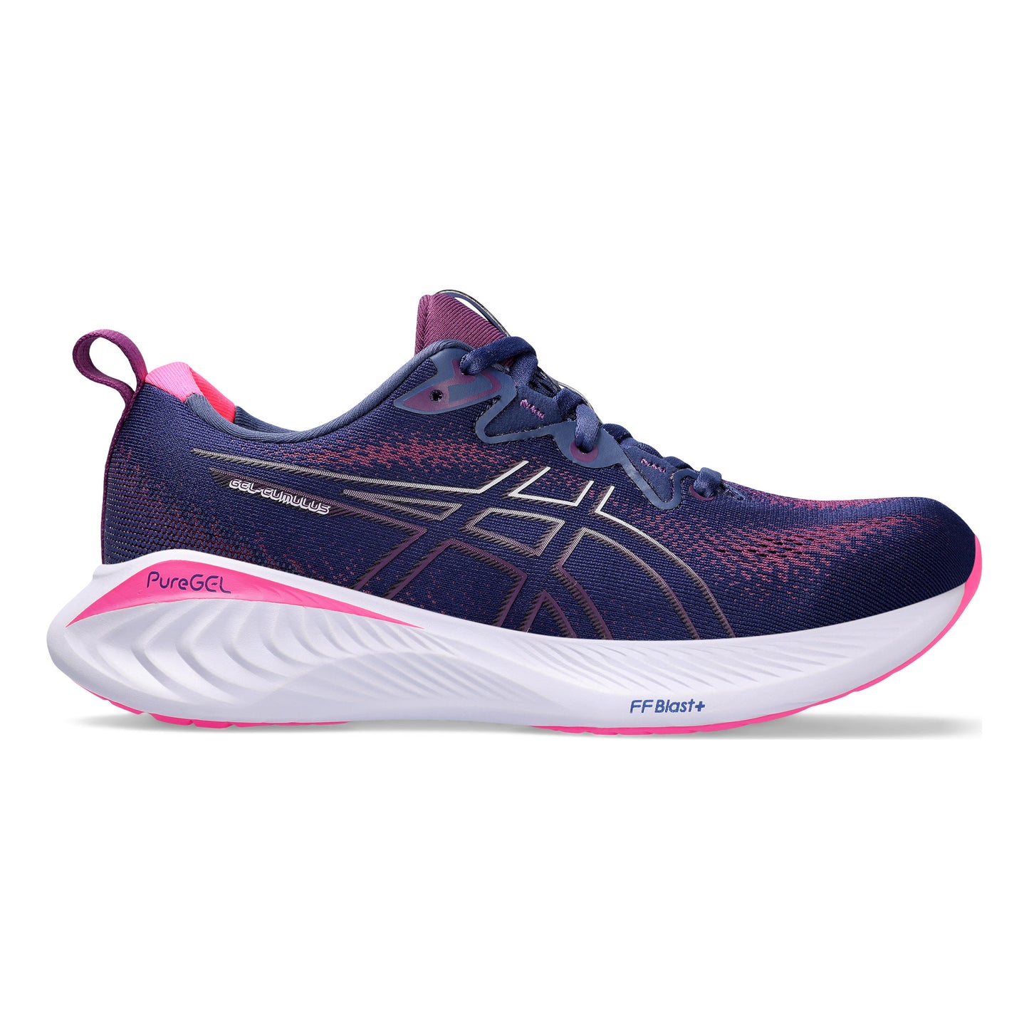 ASICS Gel-Cumulus 25 Neutralschuh Damen - dunkelblau, pink