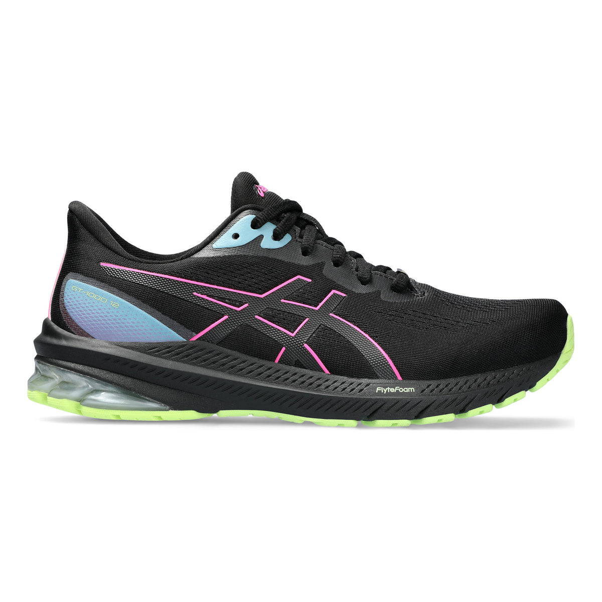 ASICS GT-1000 12 GTX Stabilitätsschuh Damen - schwarz, pink