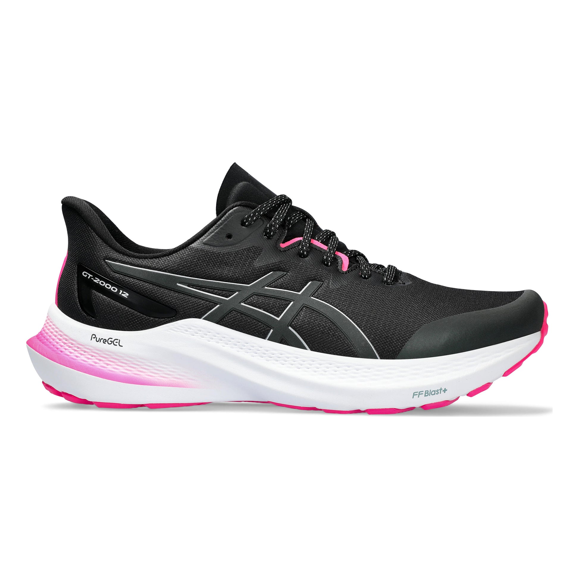 ASICS GT-2000 12 Lite-Show Stabilitätsschuh Damen - schwarz,