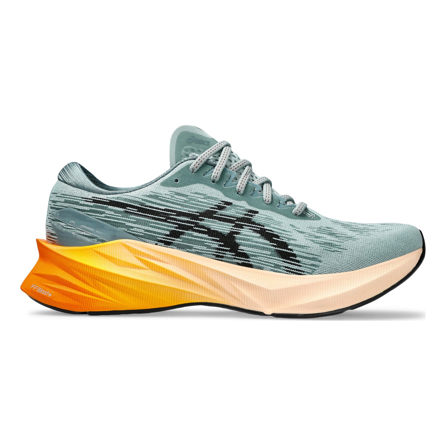 ASICS Novablast 3 Neutralschuh Herren - blaugrau, orange