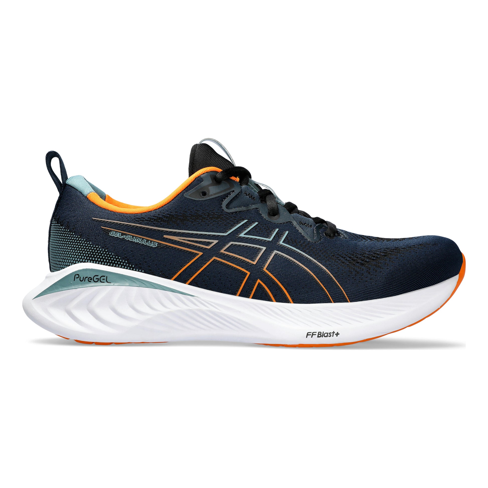 ASICS Gel-Cumulus 25 Neutralschuh Herren - petrol, orange