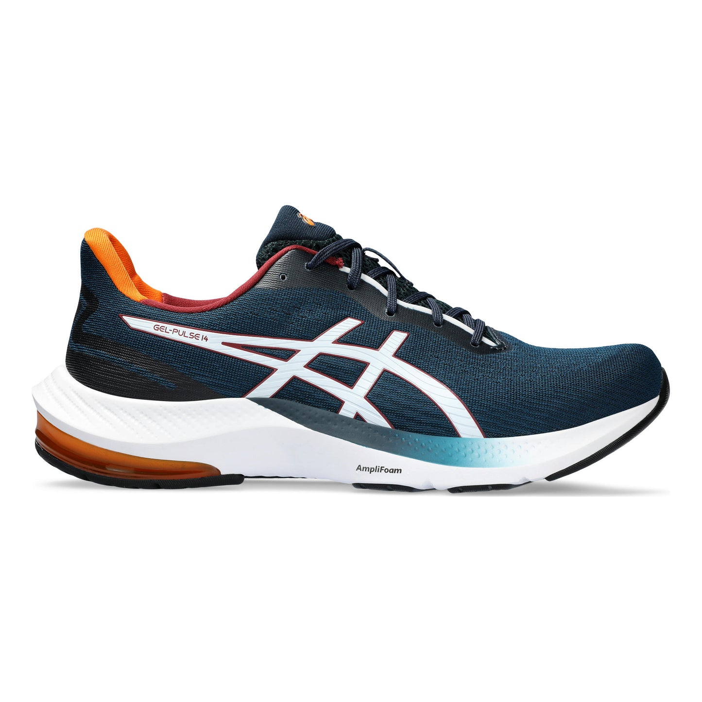 ASICS Gel-Pulse 14 Neutralschuh Herren - dunkelblau, orange