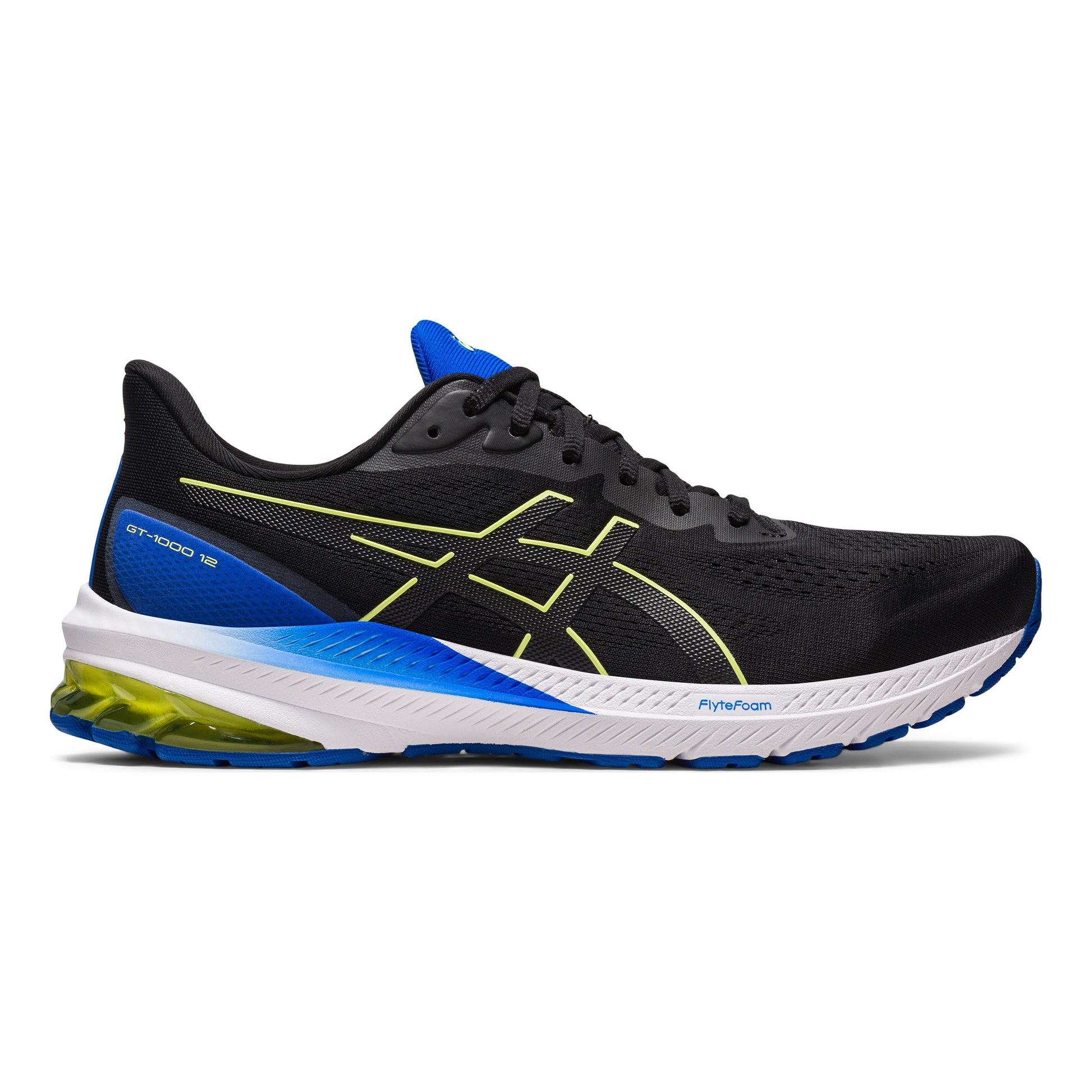 ASICS GT-1000 12 Stabilitätsschuh Herren - schwarz, neongrün