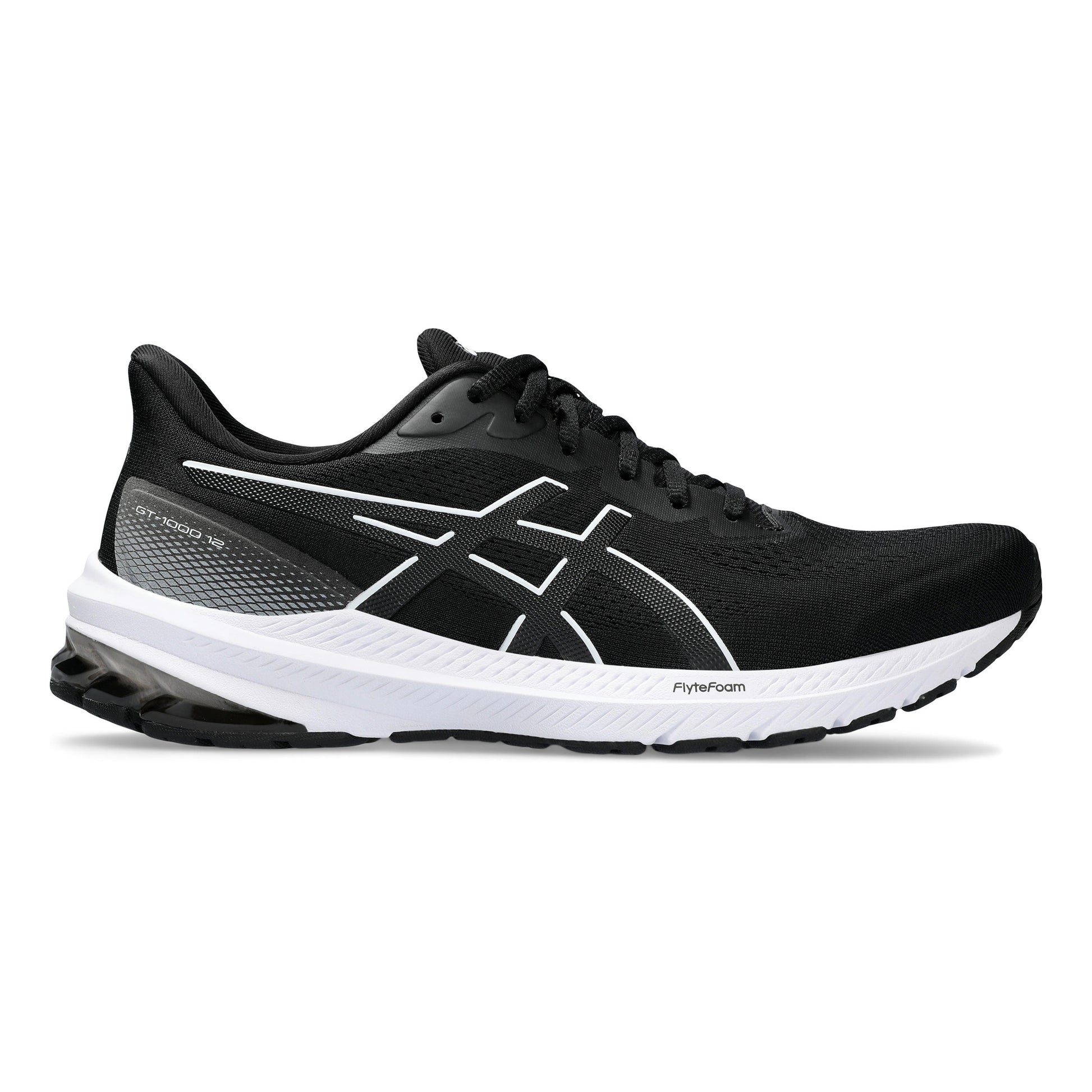 ASICS GT-1000 12 Stabilitätsschuh Herren - schwarz, weiß