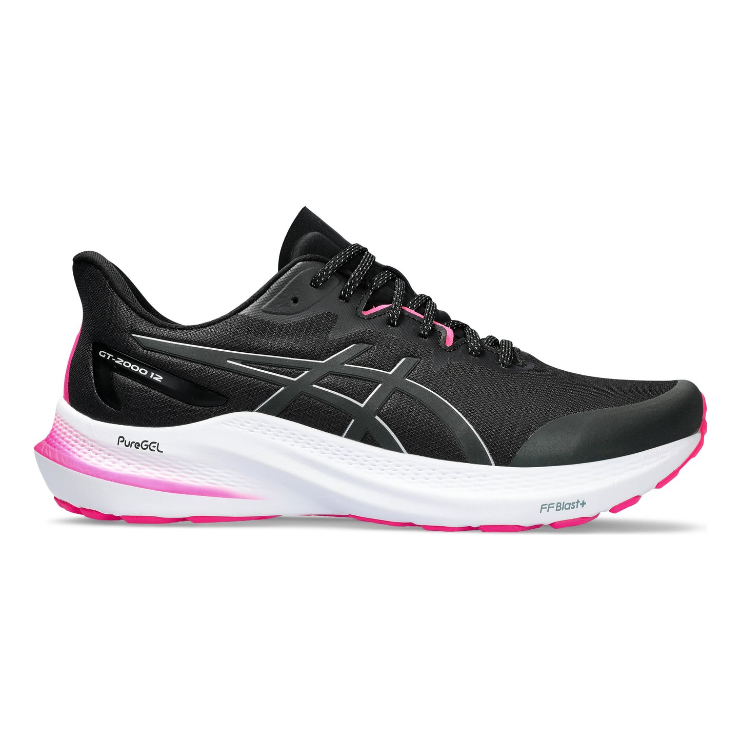 ASICS GT-2000 12 Lite-Show Stabilitätsschuh Herren - schwarz, pink