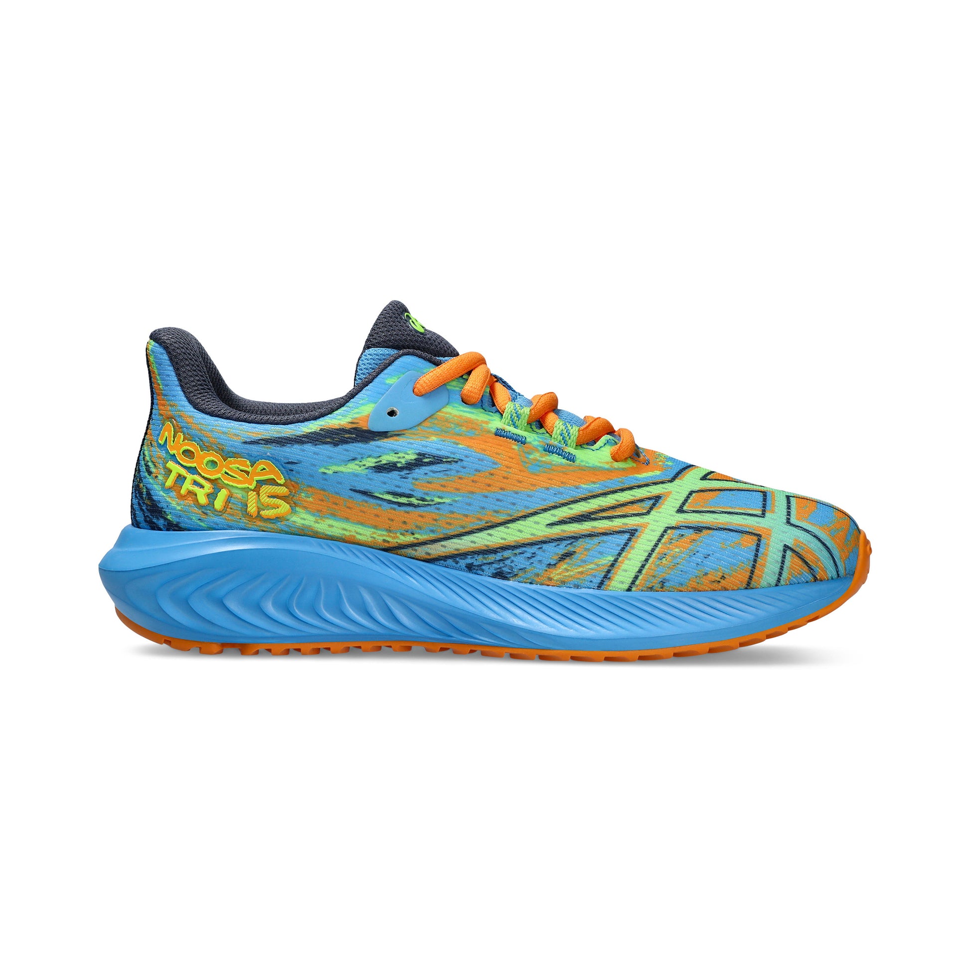 ASICS Gel-Noosa Tri 15 GS Wettkampfschuh Kinder - blau, orange