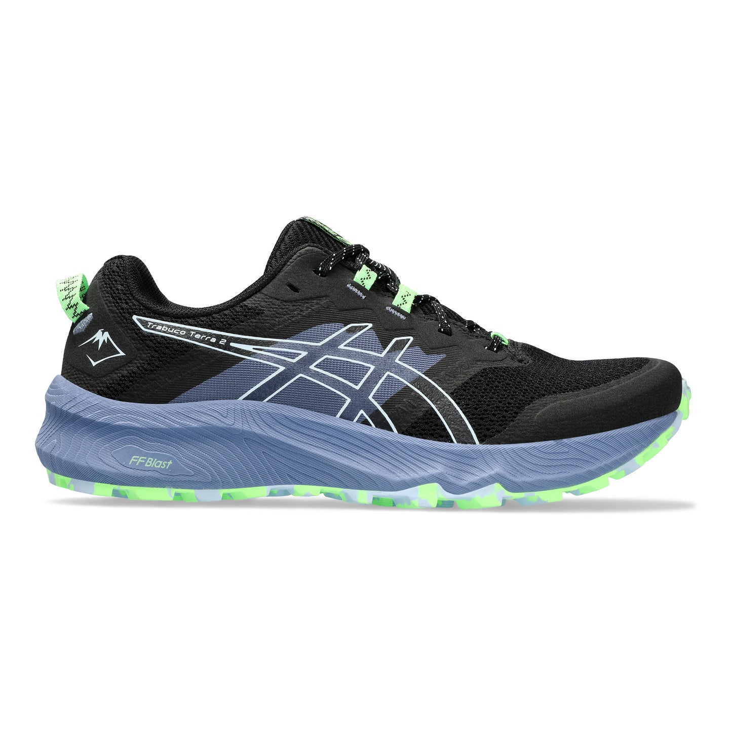 ASICS Trabuco Terra 2 Trailschuh Herren - schwarz, hellblau