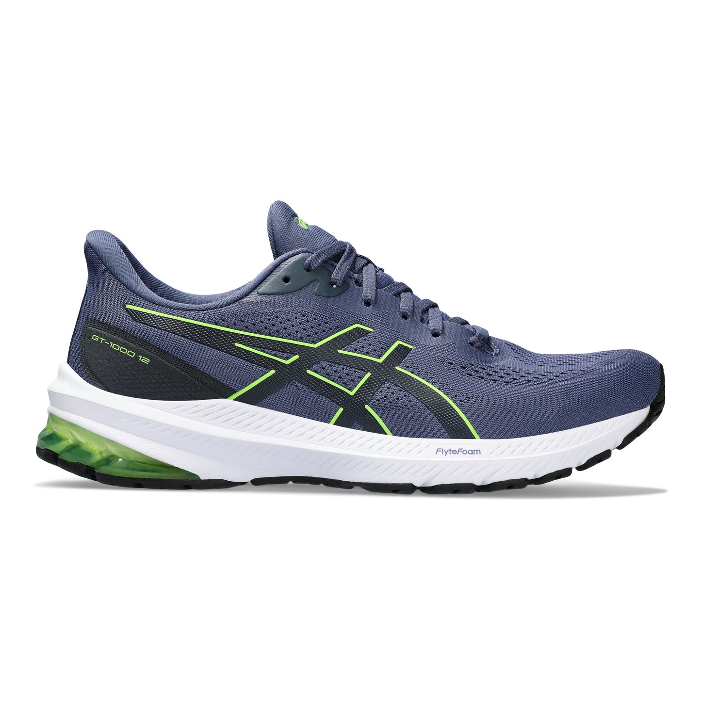 ASICS GT-1000 12 Stabilitätsschuh Herren - blau, neongrün