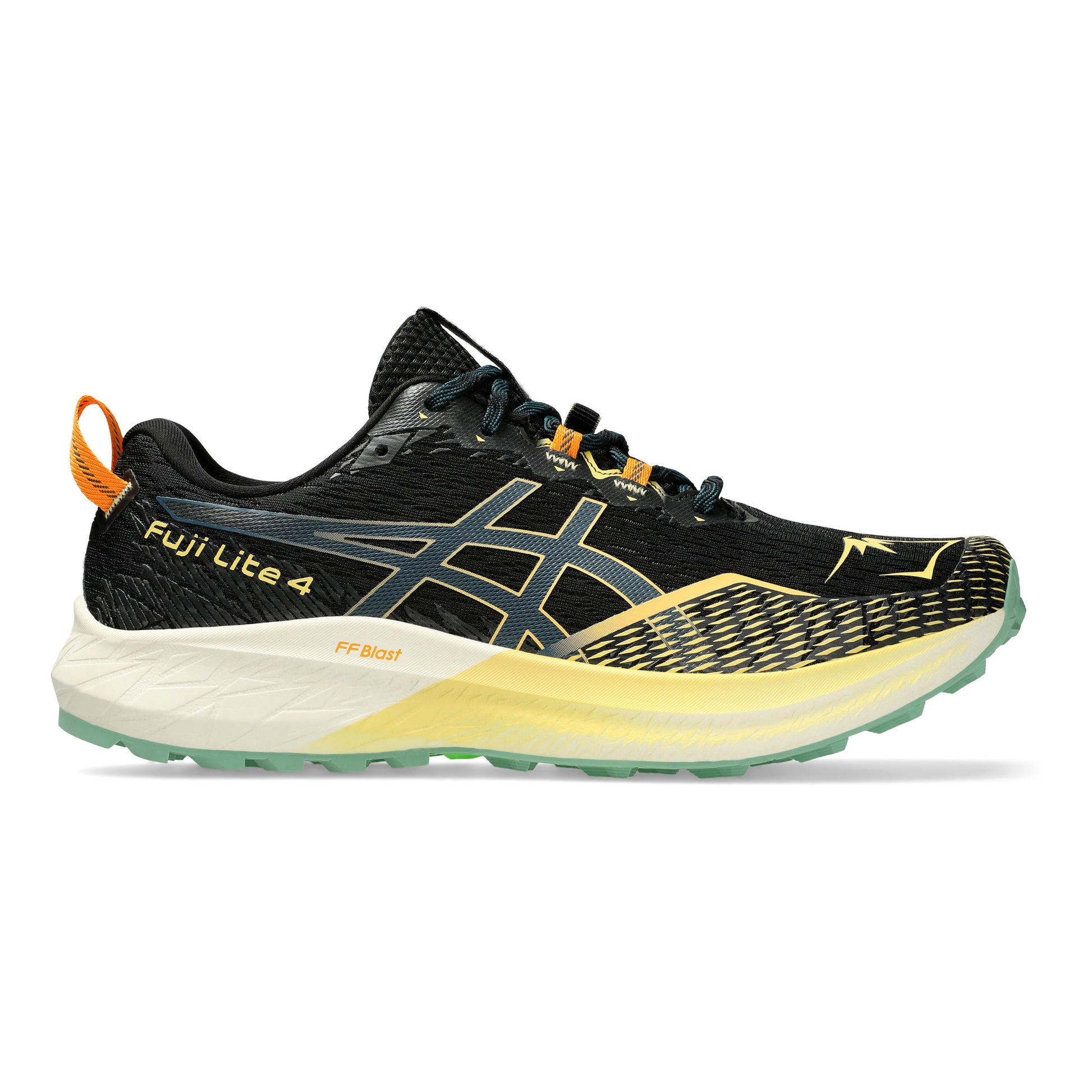 ASICS Fuji Lite 4 Trailschuh Herren - schwarz, orange