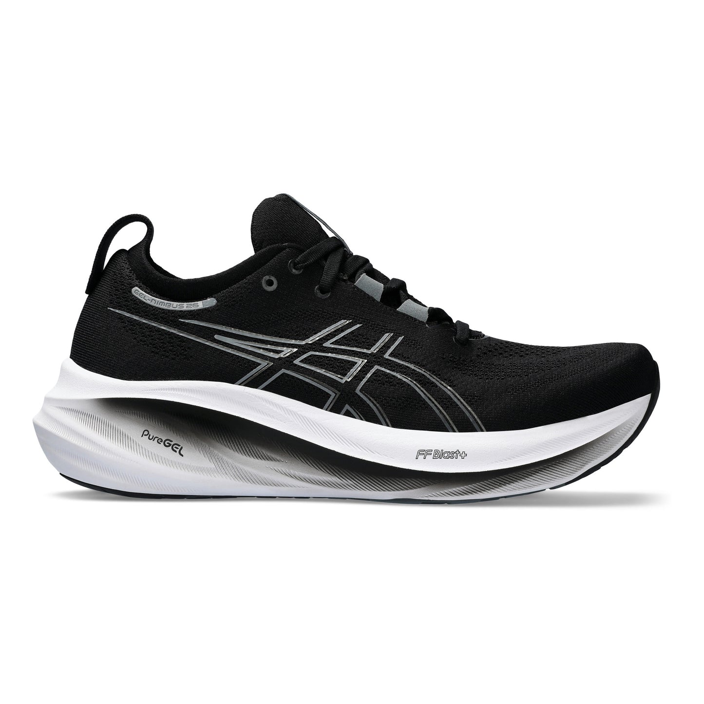 ASICS Gel-Nimbus 26 Neutralschuh Herren - schwarz, weiß