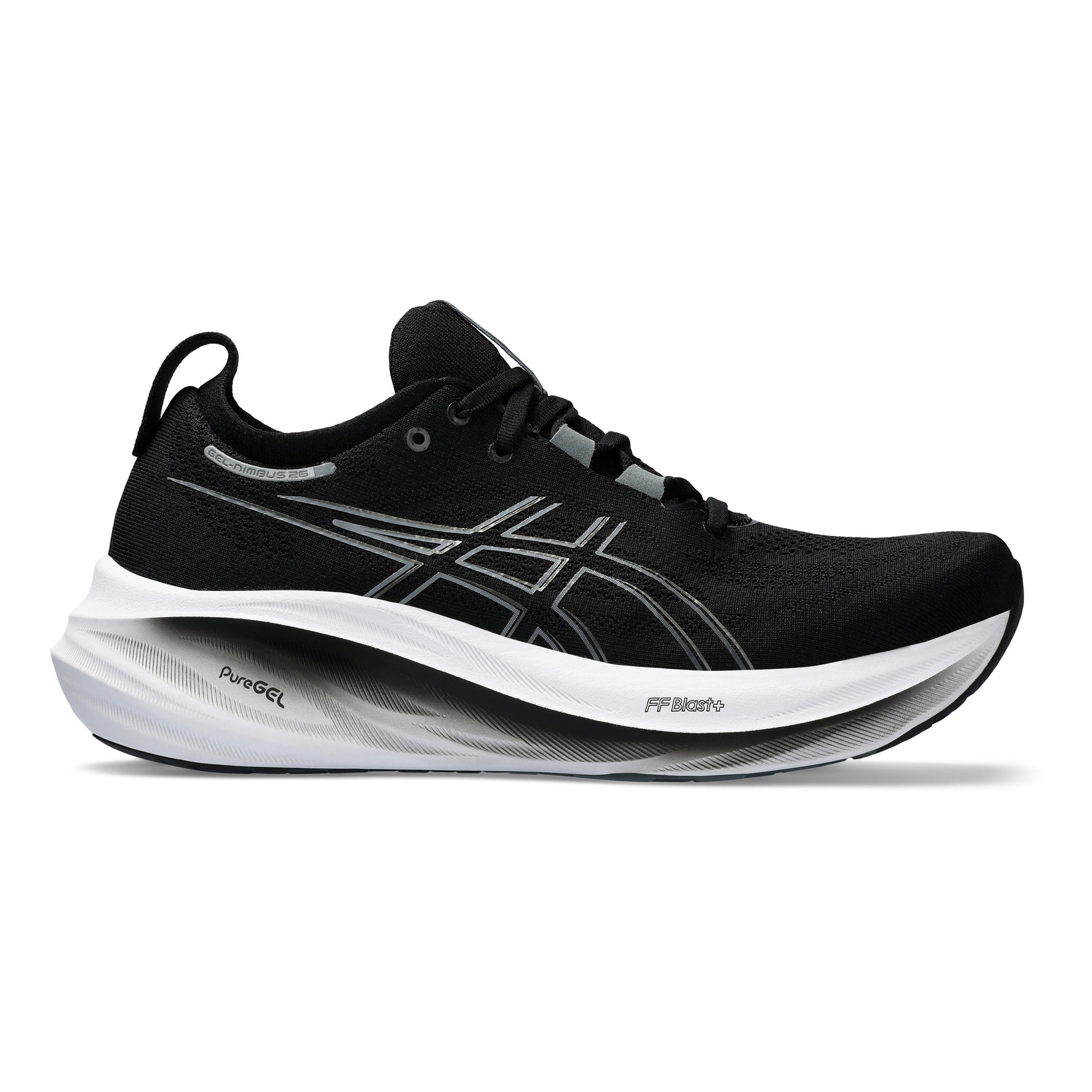 ASICS Gel-Nimbus 26 Neutralschuh Herren - schwarz, weiß