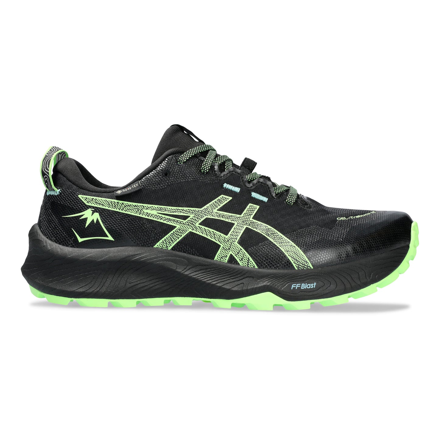 ASICS Gel-Trabuco 12 GTX Trailschuh Herren - schwarz, neongrün