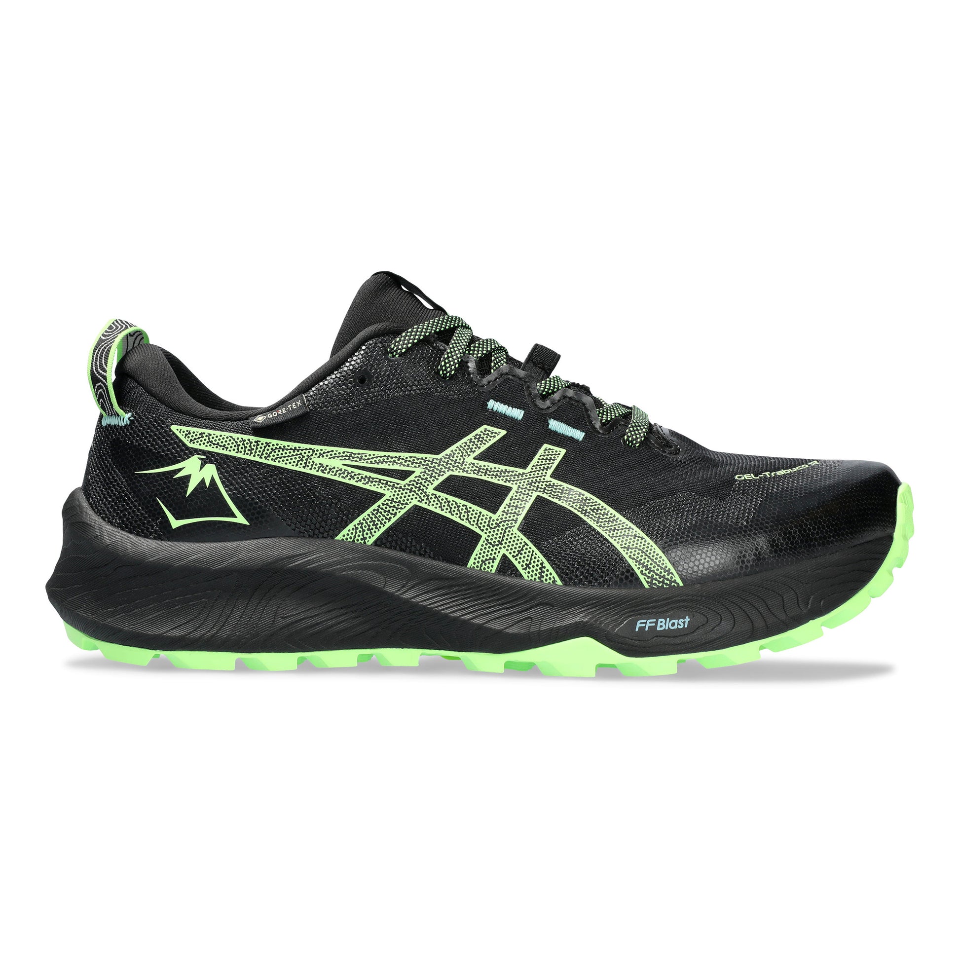 ASICS Gel-Trabuco 12 GTX Trailschuh Herren - schwarz, neongrün