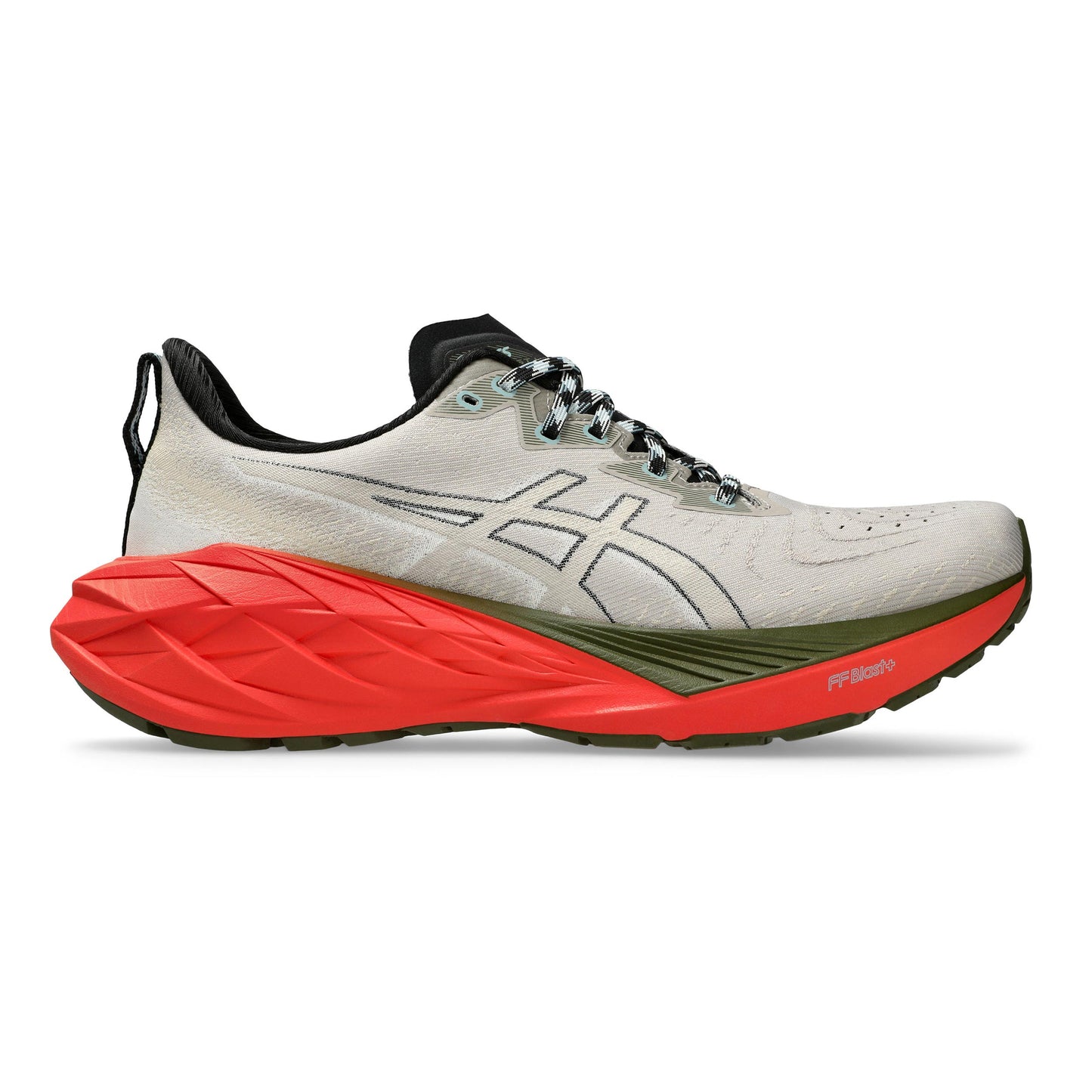 ASICS Novablast 4 TR Neutralschuh Herren - beige, rot