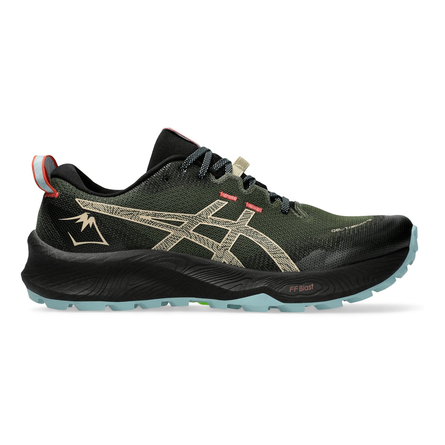 ASICS Gel-Trabuco 12 Trailschuh Herren - dunkelgrün, grau