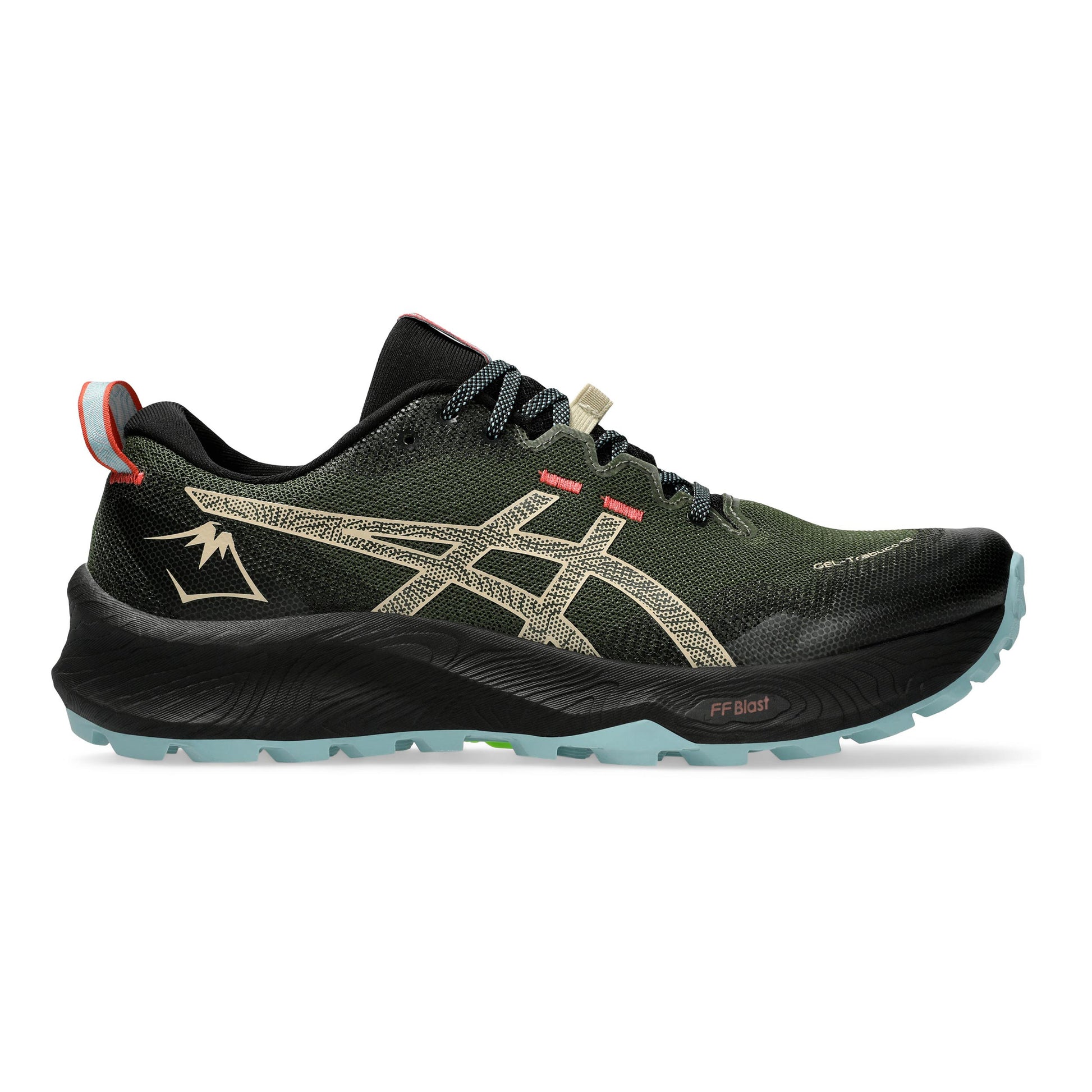 ASICS Gel-Trabuco 12 Trailschuh Herren - dunkelgrün, grau