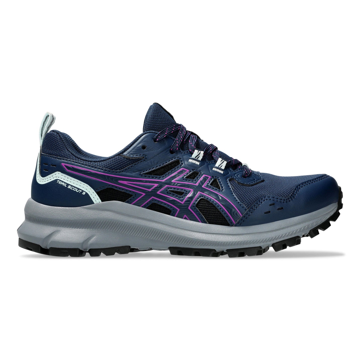 ASICS Trail Scout 3 Trailschuh Damen - dunkelblau, grau