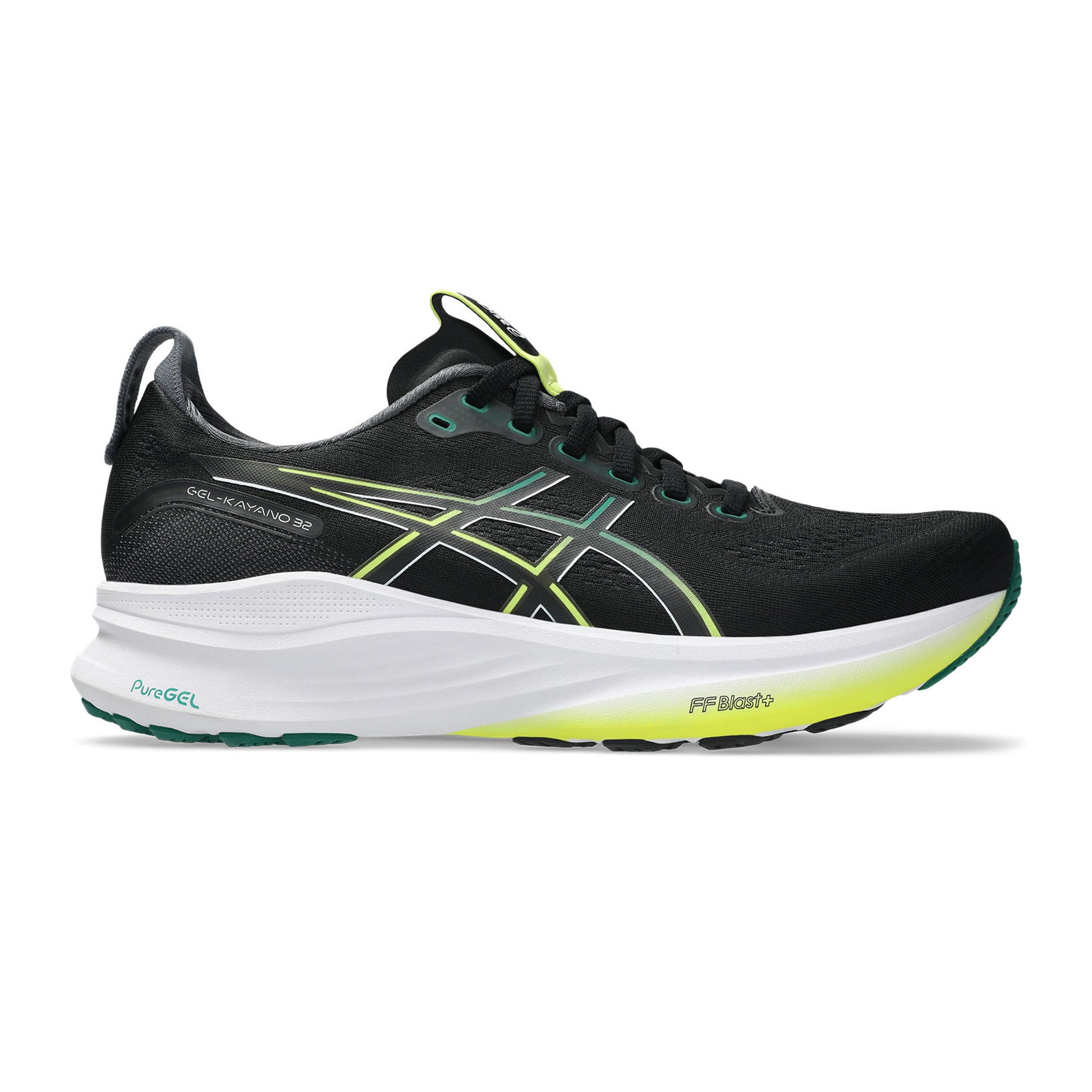 ASICS Gel-Kayano 32 Stabilitätsschuh Herren - schwarz, neongelb