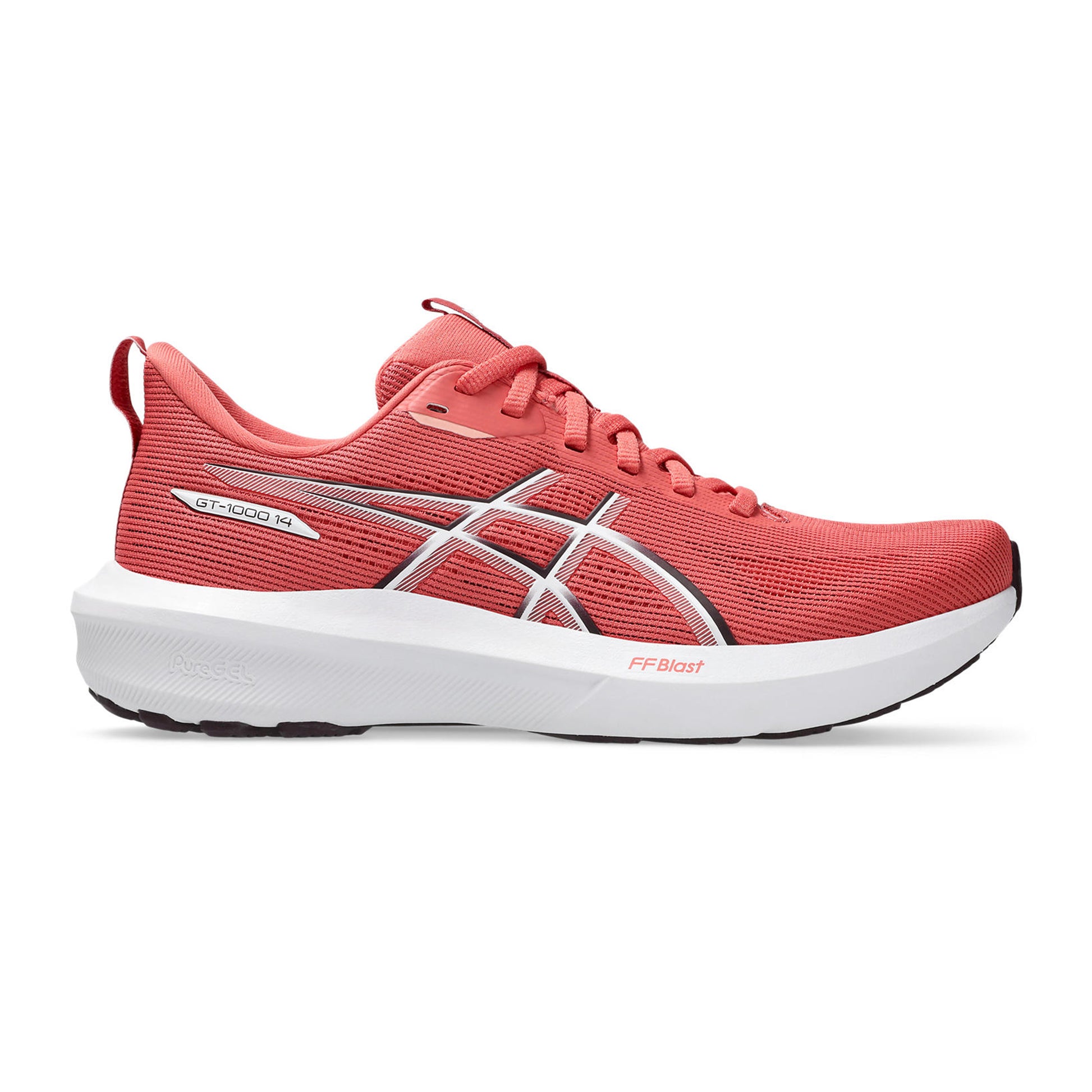 ASICS GT-1000 14 Stabilitätsschuh Damen - koralle, grau