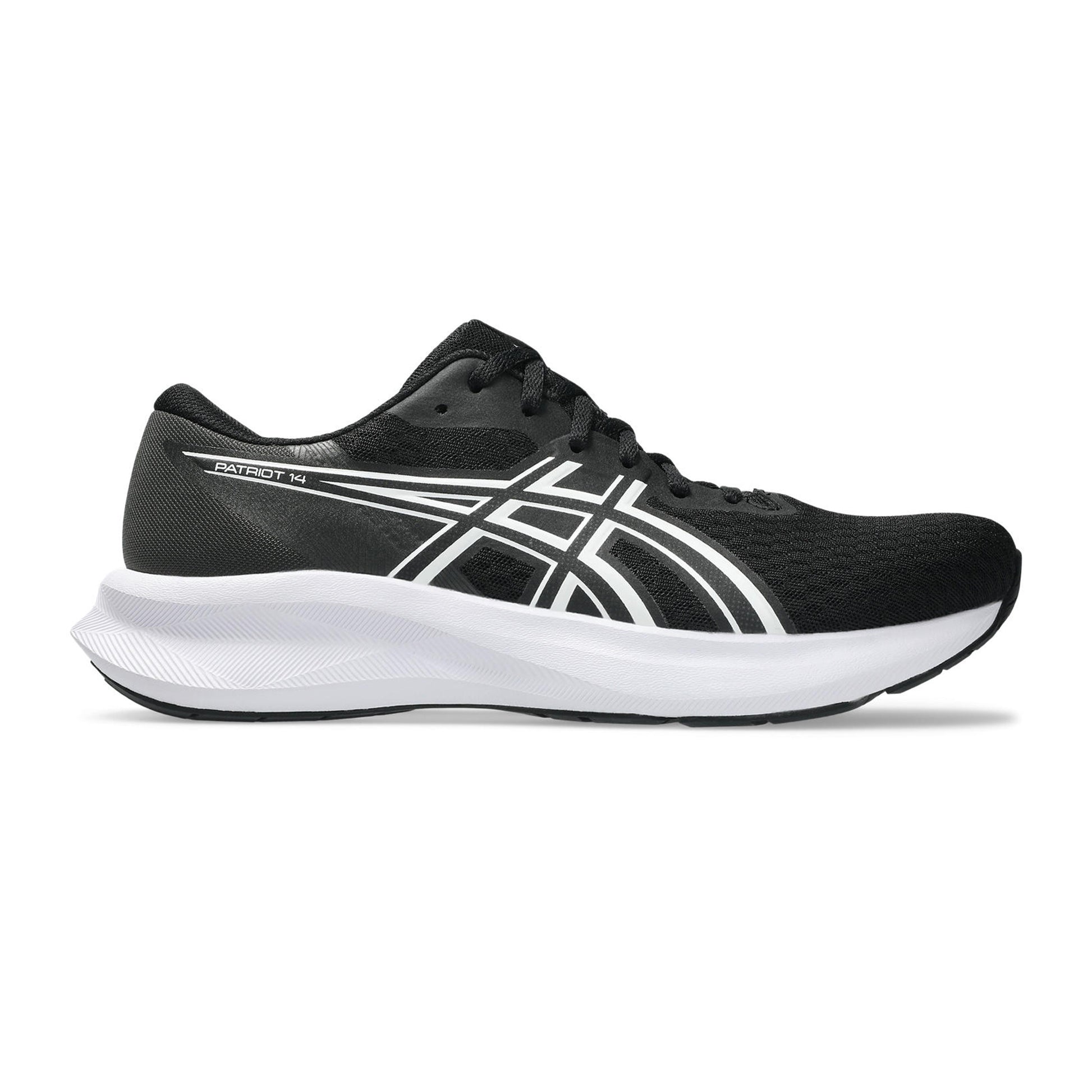 ASICS Patriot 14 Neutralschuh Herren-schwarz, weiß