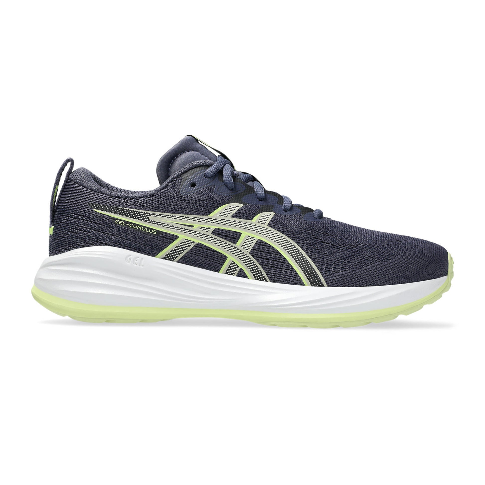 ASICS Gel-Cumulus 27 GS Neutralschuh Kinder-blaugrau, gelb