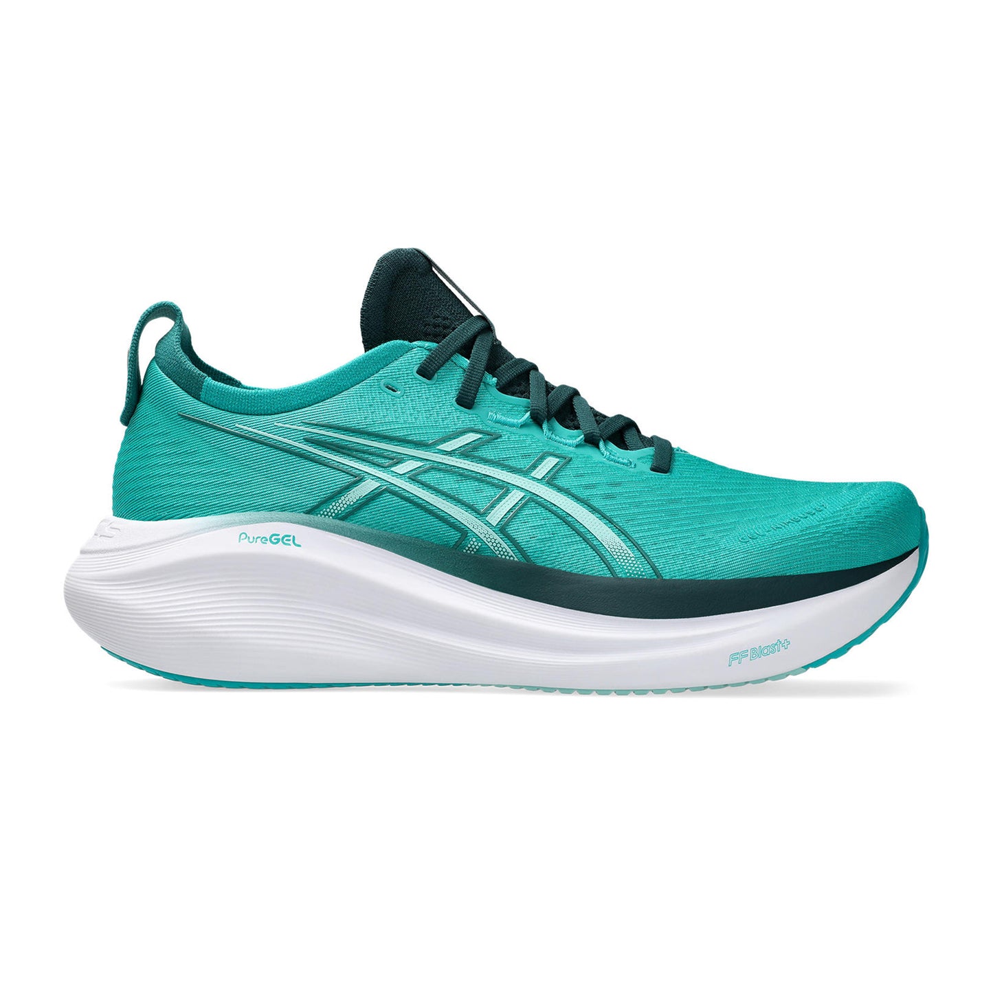 ASICS Gel-Nimbus 27 Neutralschuh Herren-Blau,Oliv