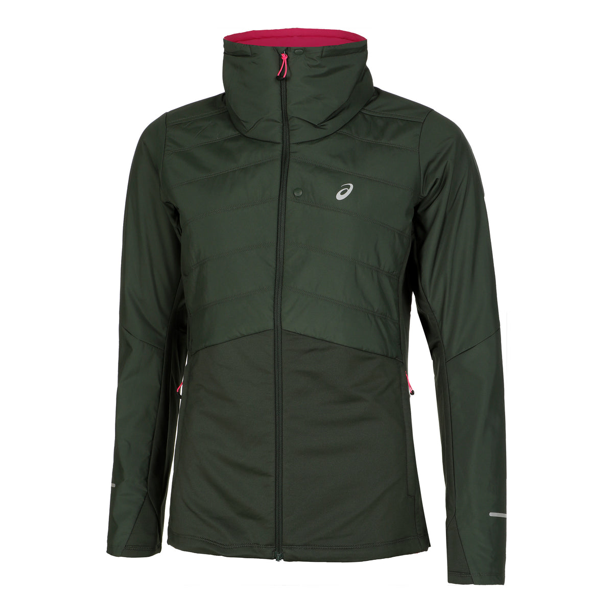 ASICS Winter Run Laufjacke Damen - dunkelgrün,