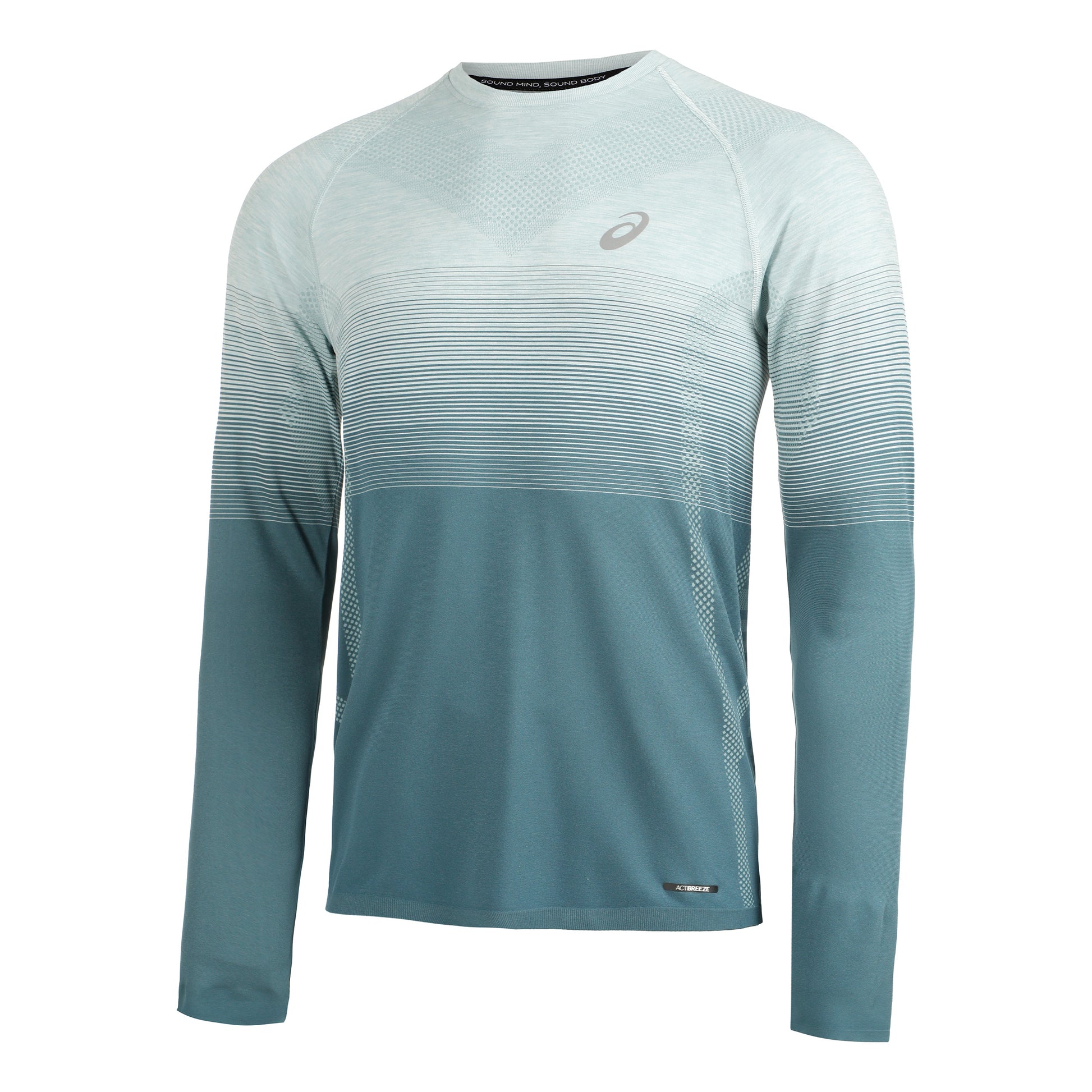 ASICS Seamless Longsleeve Herren - türkis, petrol