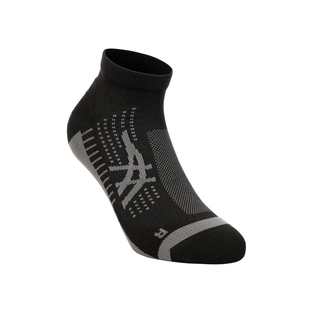 ASICS Icon Run Quarter Laufsocken Unisex - schwarz,