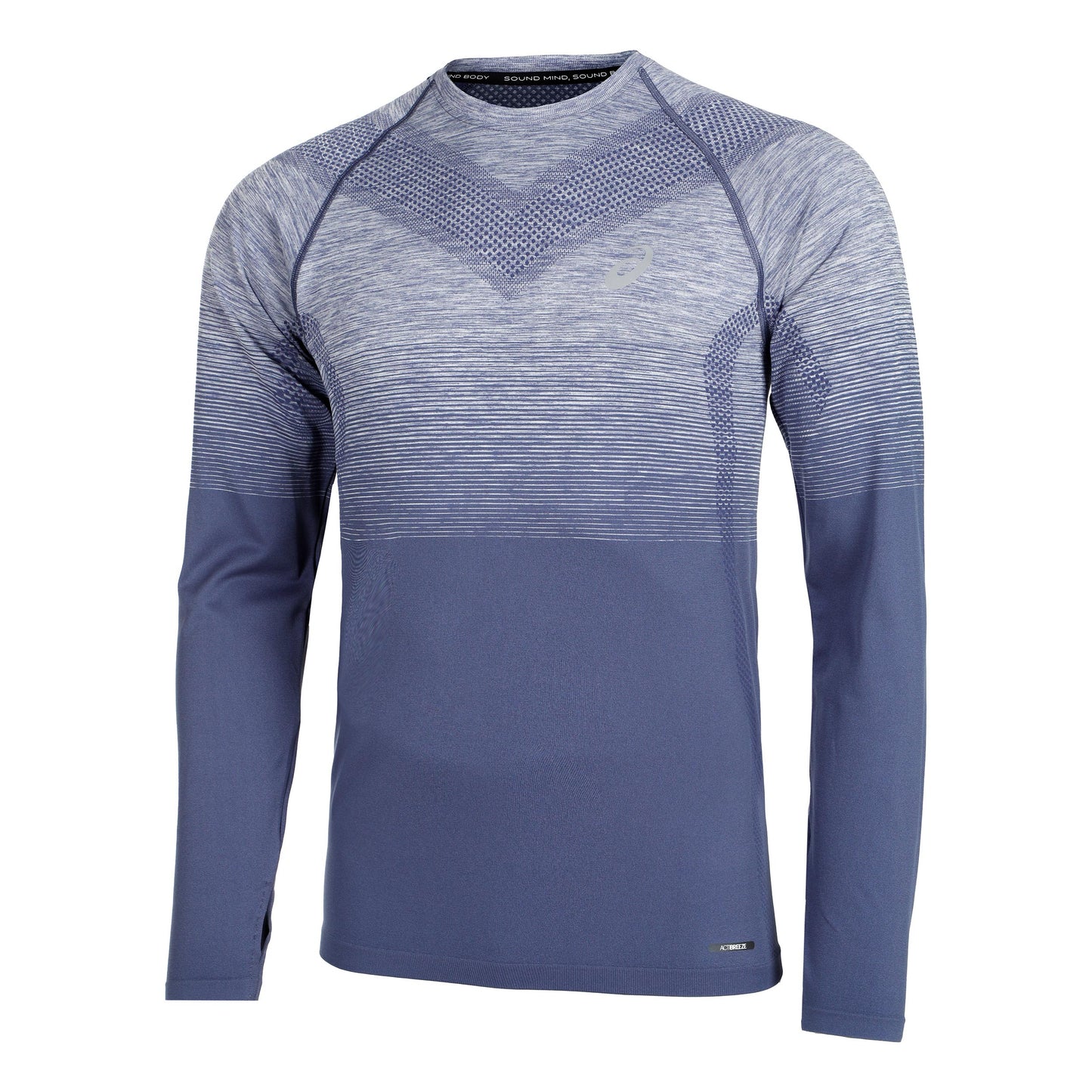 ASICS Seamless Longsleeve Herren-blau