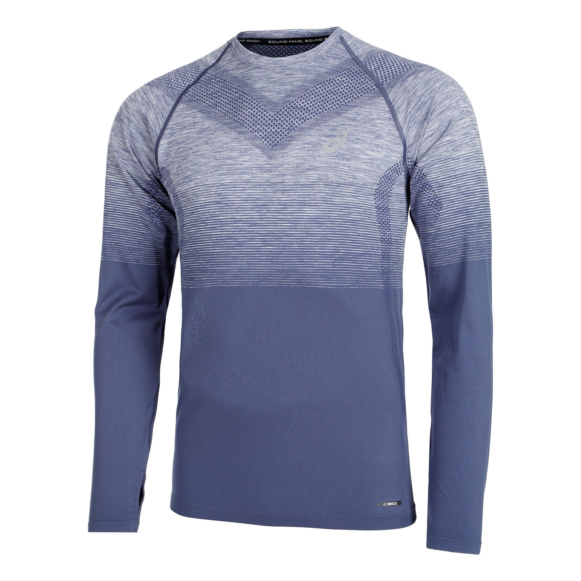 ASICS Seamless Longsleeve Herren-blau