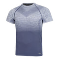Seamless Laufshirt Herren - blau,