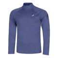 Icon Half-Zip Longsleeve Herren - dunkelblau, silber