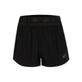Metarun Split Laufshorts Damen-Schwarz