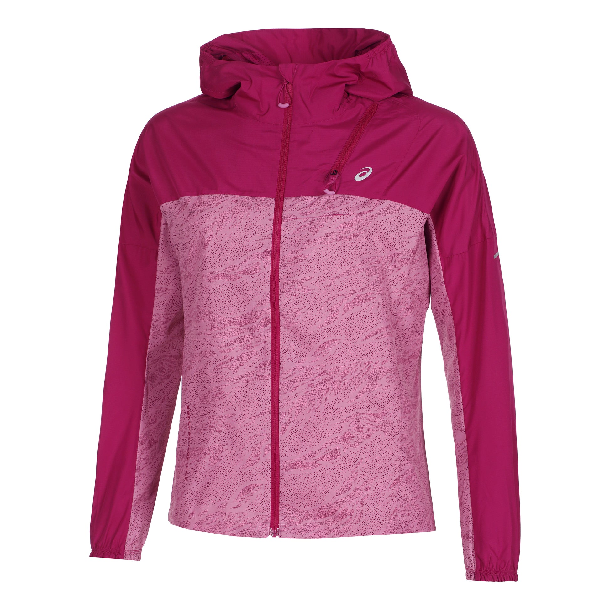 ASICS Fujitrail Packable Windbreaker Laufjacke Damen - berry, rosa