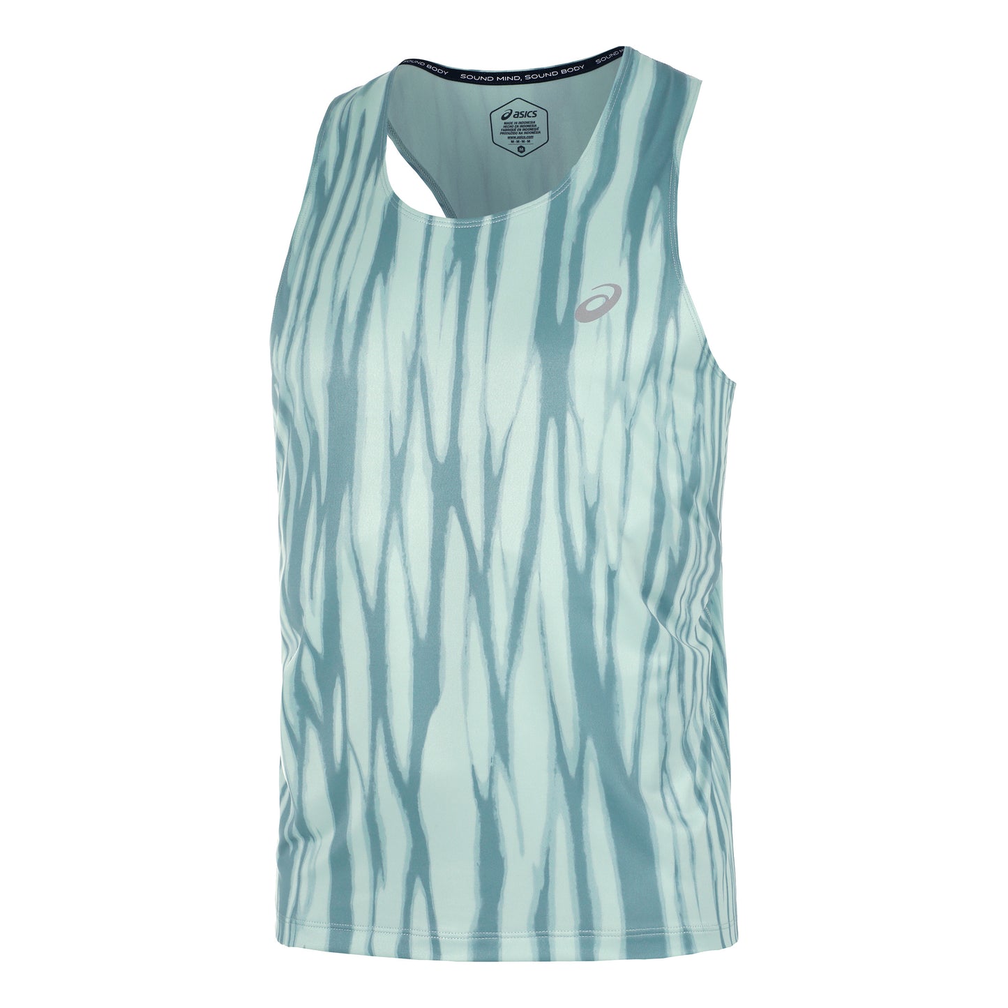 ASICS Road AOP Laufshirt Herren - salbei,