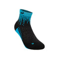 Performance Run Quarter Laufsocken Unisex - blau, türkis