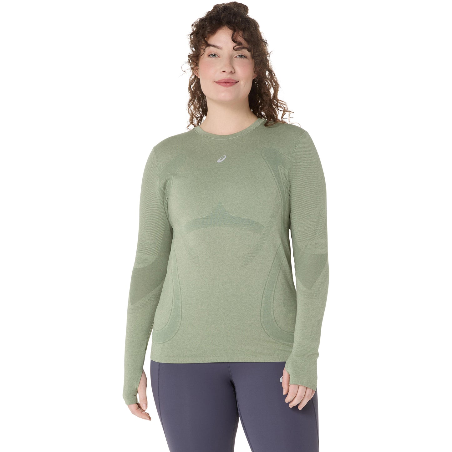 ASICS Road Seamless  Laufshirt Damen - grau, blau