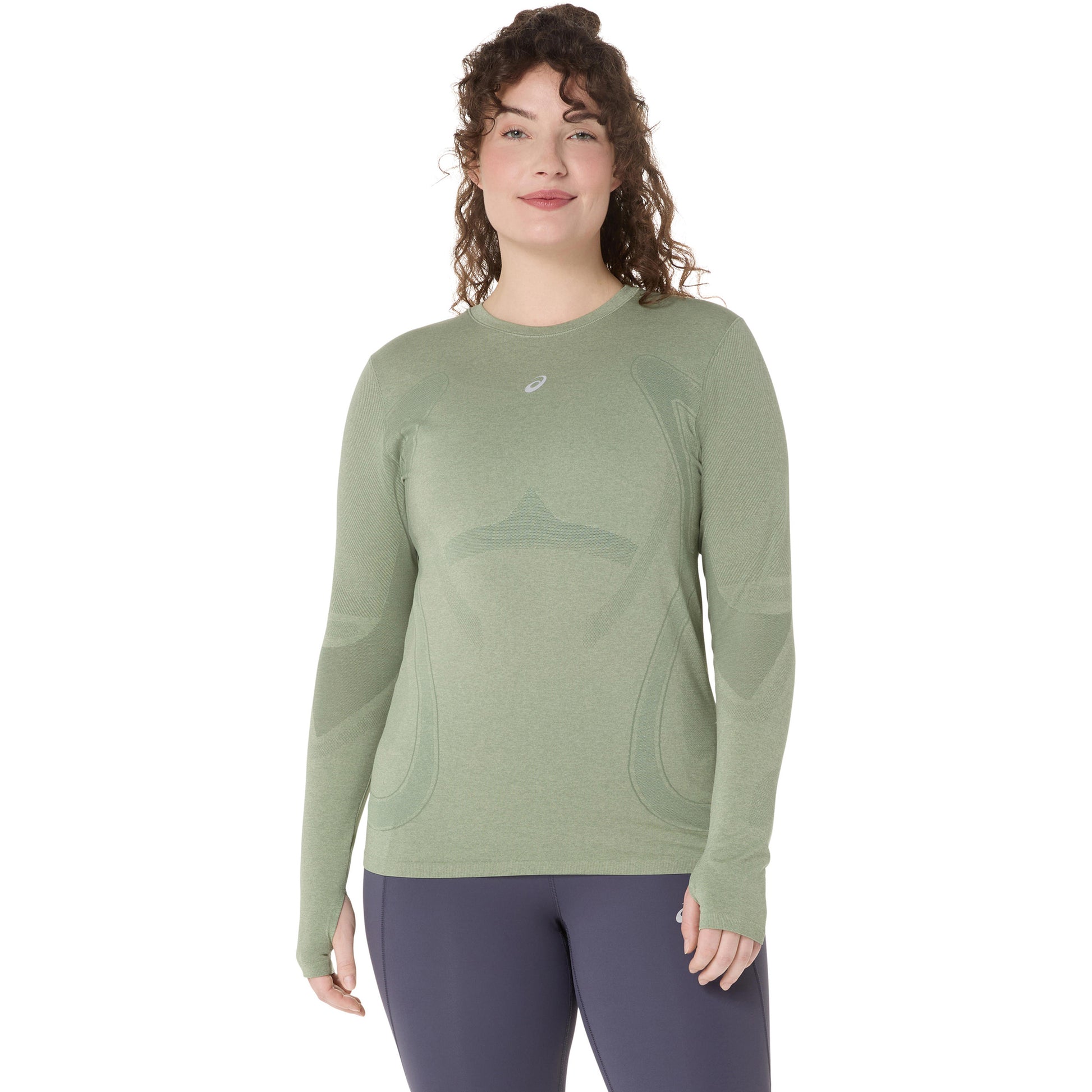 ASICS Road Seamless  Laufshirt Damen - grau, blau
